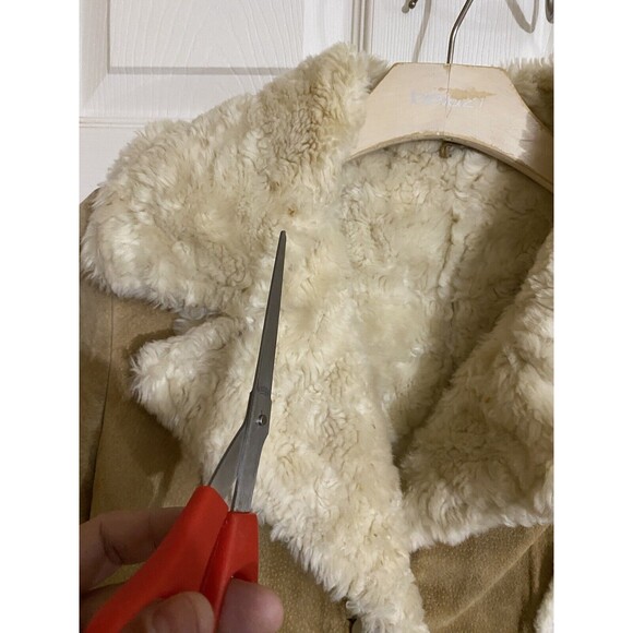 Vintage Wilson’s Leather Maxima Y2K Genuine Leather Faux Fur Women’s Coat Size M - Picture 7 of 16